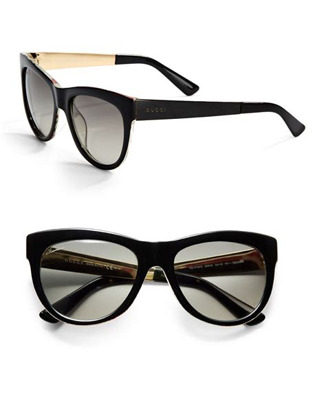 gucci women's cat eye sunglasses|Gucci 55mm cat eye sunglasses.